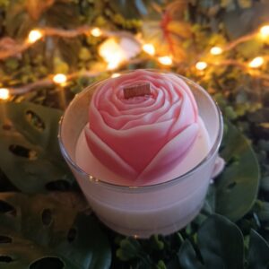bougie parfumée rose éternelle