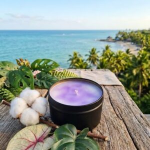 bougie nomade fleur de coton