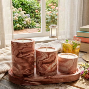 bougeoir trio cozy été
